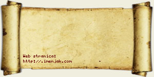 Jovana Mirković vizit kartica